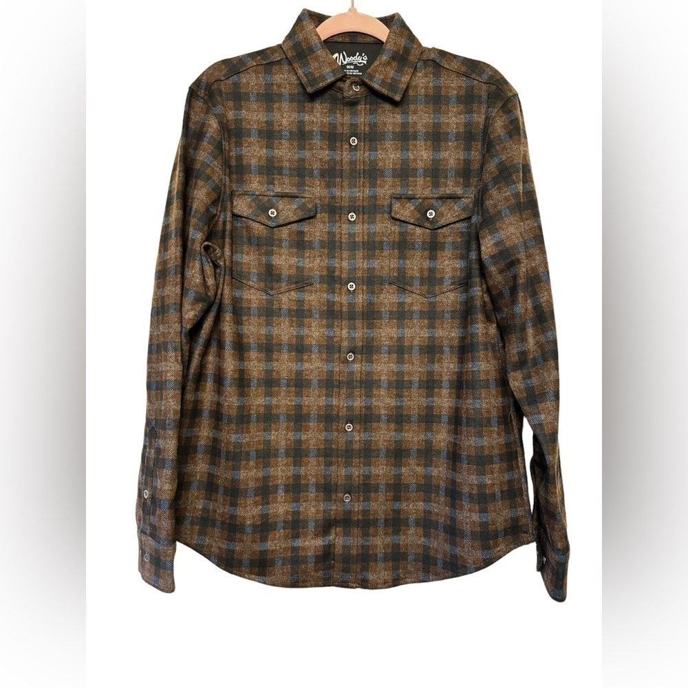 Woodys Retro Lounge Flannel Shirt M